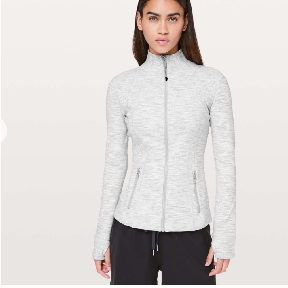 LuluLemon Define Jacket in Wee Are From Space Nimbus Battleship Gray